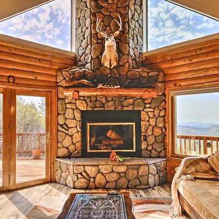 Stunning Log Cabin With Great Views, Firepit, Deck Near Twain Hart Sonora Eksteriør billede