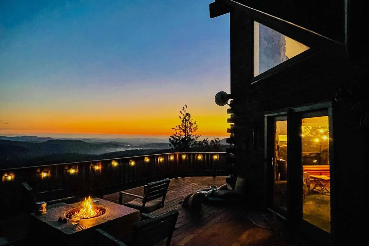 Stunning Log Cabin With Great Views, Firepit, Deck Near Twain Hart Sonora Eksteriør billede
